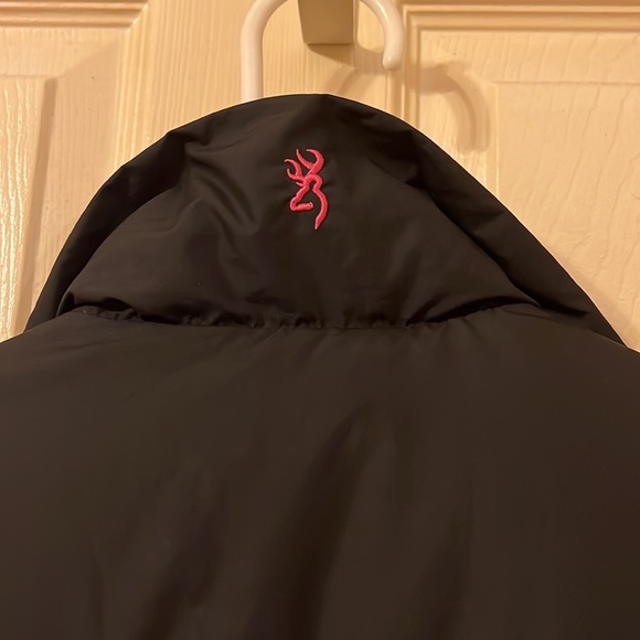 Browning For Her Black/Zebra Puffy Coat - Picture 4 of 5